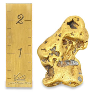 161.9 Gram Natural Gold Nugget Anchorage AK - Alaska Mint