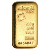 250 gram Gold Bar | Valcambi