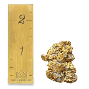 36.1 Gram Natural Gold Nugget from Atlin, British Columbia - Alaska Mint