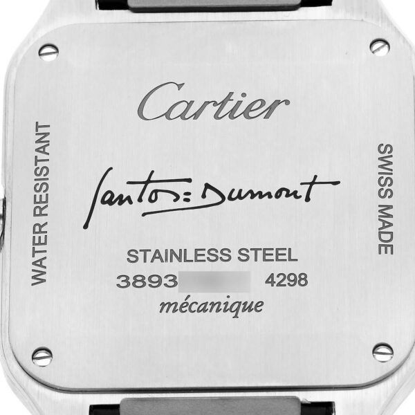 Cartier Santos Dumont Large Steel Mens Watch WSSA0046 Unworn ( 2025 ) - Image 7
