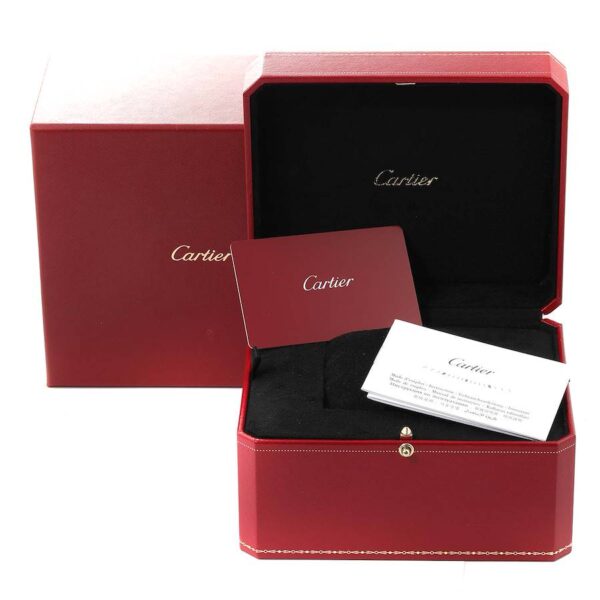Cartier Santos Dumont Rose Diamond Bezel Ladies Watch WJSA0017 Box Card - Image 11