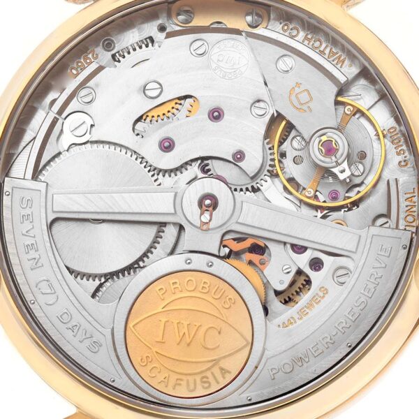 IWC Portugieser Automatic Rose Gold Silver Dial Mens Watch IW500701 - Image 4