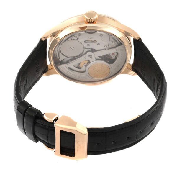 IWC Portugieser Automatic Rose Gold Silver Dial Mens Watch IW500701 - Image 3