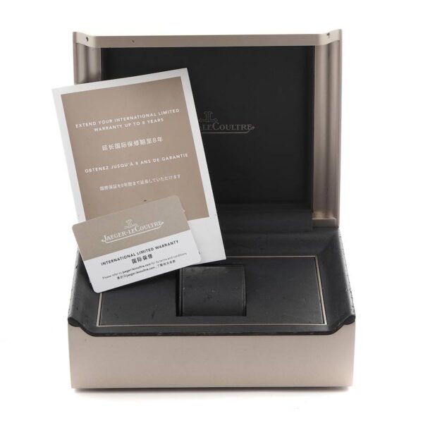 Jaeger LeCoultre Reverso Tribute Duoface Calendar Steel Watch Q3918420 Box Card - Image 12