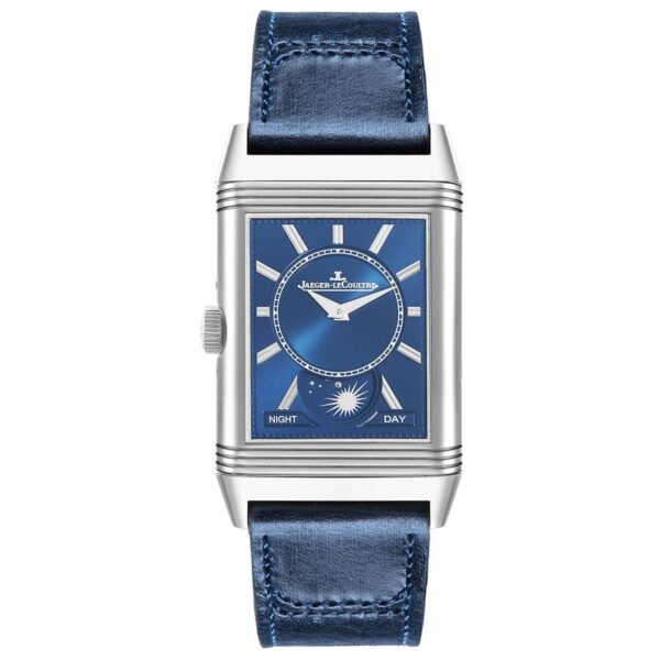 Jaeger LeCoultre Reverso Tribute Duoface Calendar Steel Watch Q3918420 Box Card - Image 9