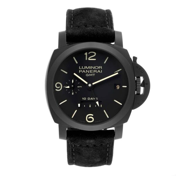 Panerai Luminor 1950 10 Days GMT 24H Carbotech Mens Watch PAM00335 Box Papers - Image 12