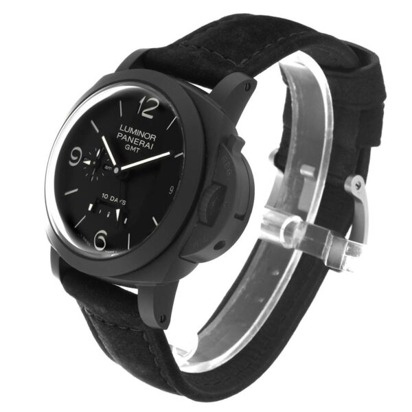Panerai Luminor 1950 10 Days GMT 24H Carbotech Mens Watch PAM00335 Box Papers - Image 10