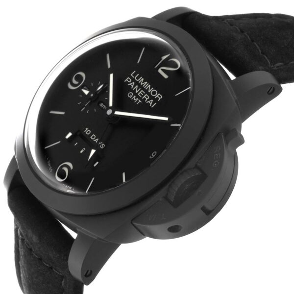 Panerai Luminor 1950 10 Days GMT 24H Carbotech Mens Watch PAM00335 Box Papers - Image 9