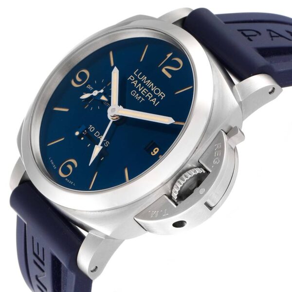 Panerai Luminor Marina 1950 10 Days GMT 44mm Watch PAM00986 Box Papers - Image 9