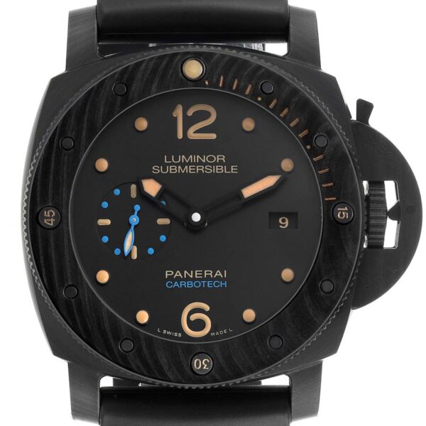 Panerai Luminor Submersible 1950 Carbotech 3 Days Mens Watch PAM00616 Box Papers