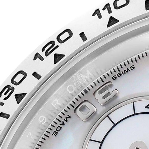Rolex Cosmograph Daytona White Gold MOP Diamond Dial Mens Watch 116509 Box Card - Image 9