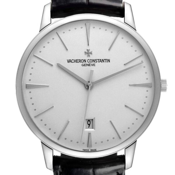 Vacheron Constantin Patrimony 40mm White Gold Mens Watch 85180 Box Papers