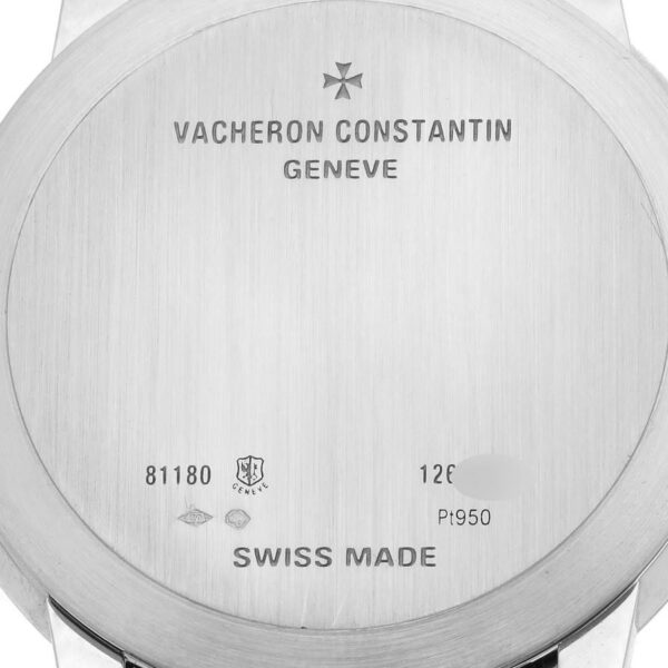 Vacheron Constantin Patrimony Grand Taille Platinum Mens Watch 81180 - Image 5