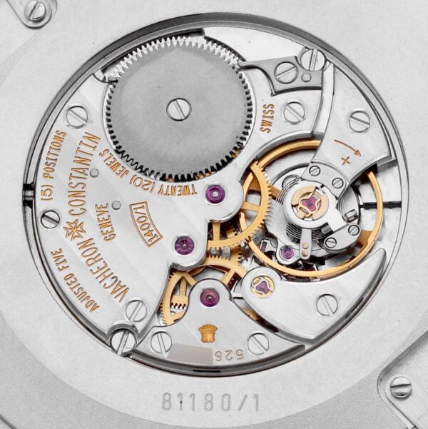 Vacheron Constantin Patrimony Grand Taille Platinum Mens Watch 81180 - Image 4
