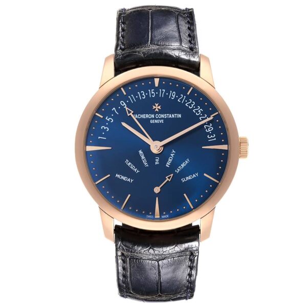 Vacheron Constantin Patrimony Retrograde Rose Gold Watch 4000U Box Papers - Image 10
