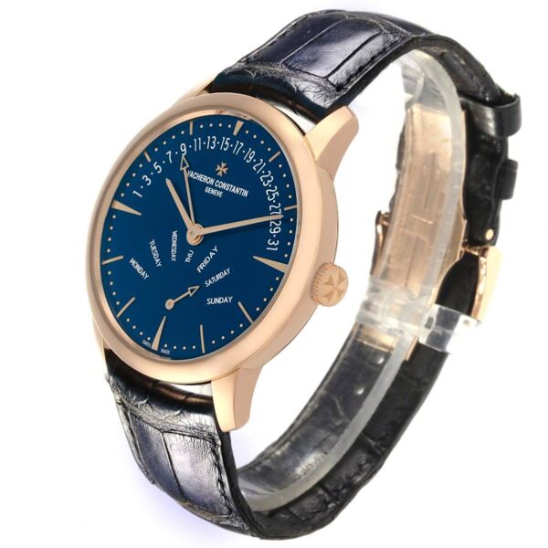 Vacheron Constantin Patrimony Retrograde Rose Gold Watch 4000U Box Papers - Image 8