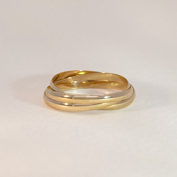 Golden Trio Ring