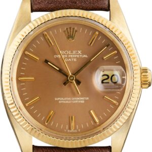 Pre-owned Rolex Date Ref 1503 Yellow Gold
