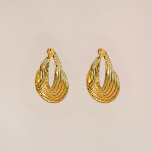 Unique Twist Hoops