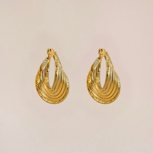 Unique Twist Hoops