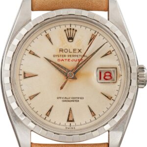 Vintage Rolex Datejust Ref 6305 Stainless Steel