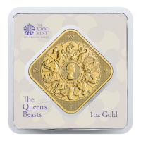 1 oz Queen's Beasts: Completer Gold Bar | The Royal Mint