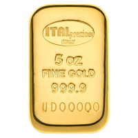 5 oz Gold Bar | Italpreziosi Mint