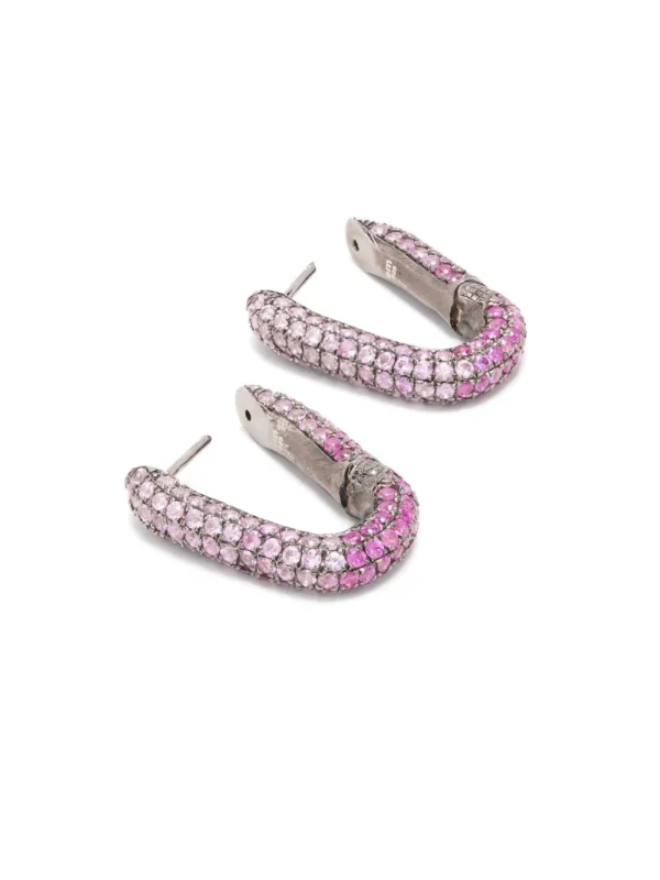 Link sapphire earrings - Image 4