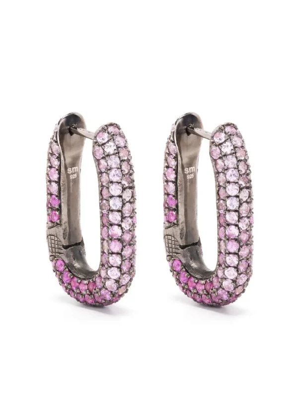 Link sapphire earrings - Image 2