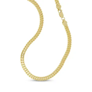 Franco Chain Necklace 4.2mm Solid 14K Yellow Gold 24"