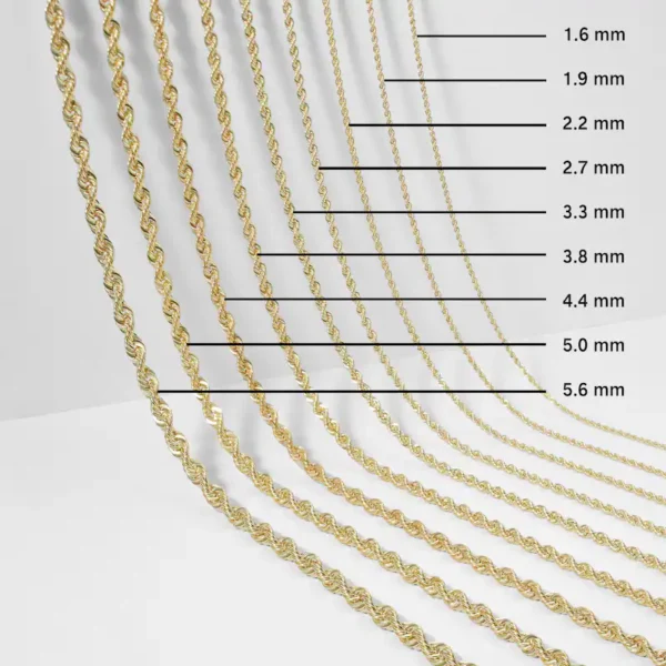 Franco Chain Necklace 4.2mm Solid 14K Yellow Gold 24" - Image 4