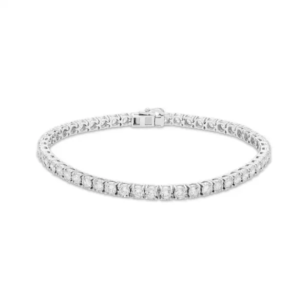 Diamond Tennis Bracelet 3 ct tw 10K White Gold 7"