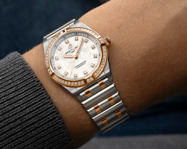 Breitling Chronomat SuperQuartz™ Women watch in Round case & Mother-of-Pearl Dial