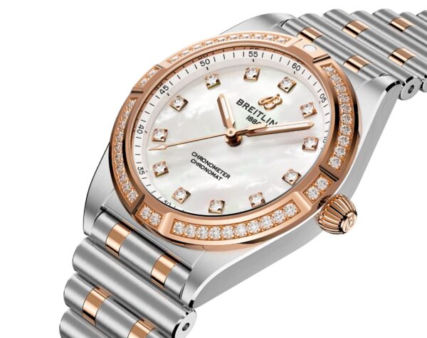 Breitling Chronomat SuperQuartz™ Women watch in Round case & Mother-of-Pearl Dial