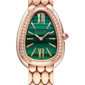 BVLGARI Serpenti Quartz Women watch in Drop case & Green Dial