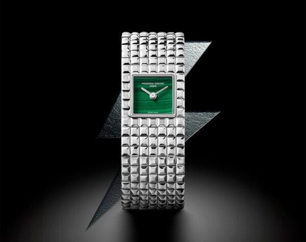 Frederique Constant Classics Quartz Women watch in Rectangular case & Green Dial