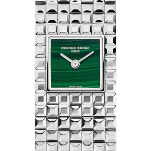 Frederique Constant Classics Quartz Women watch in Rectangular case & Green Dial