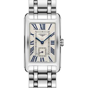 Longines Elegance Quartz Women watch in Rectangular case & Silver Dial