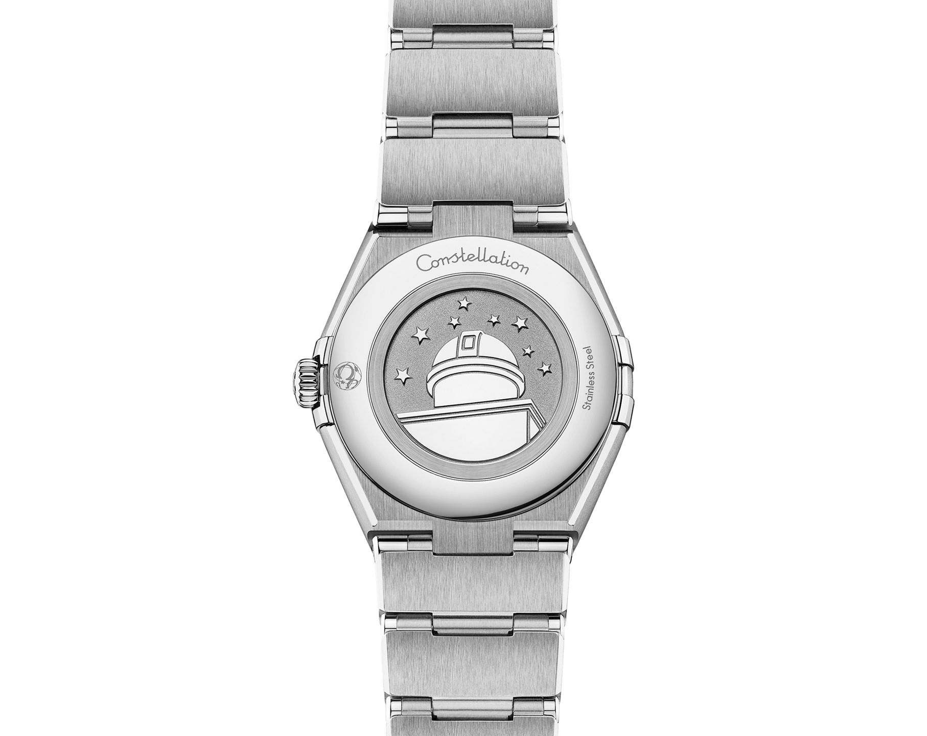 Omega Constellation Quartz Women watch in Round case & Pink Dial