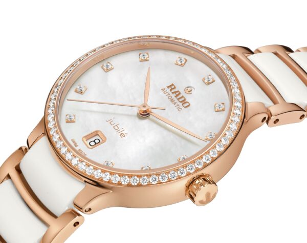 Rado Centrix Automatic Women watch in Round case & Mother-of-Pearl Dial