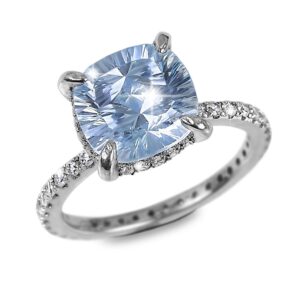 Trillion Topaz Ring